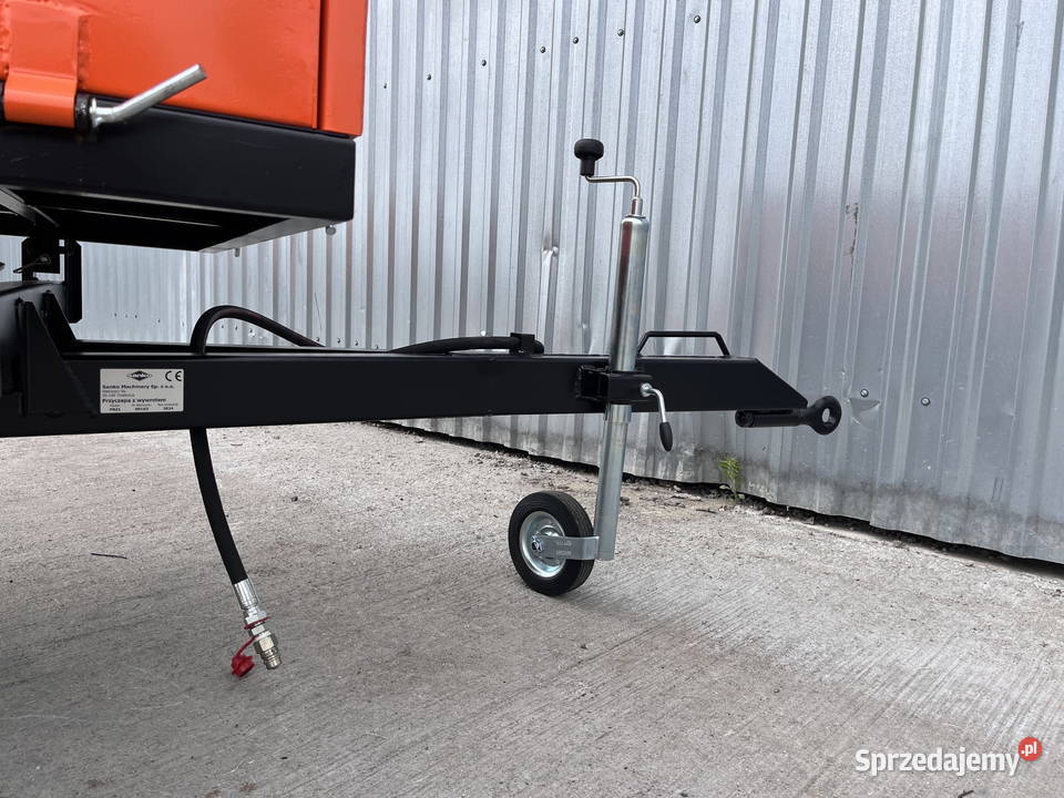 3 Jednoosiowa przyczepa rolnicza z kiprem Sanko Szubin