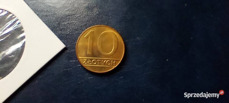 Stare monety 10 złotych 1990 Polska Lesko