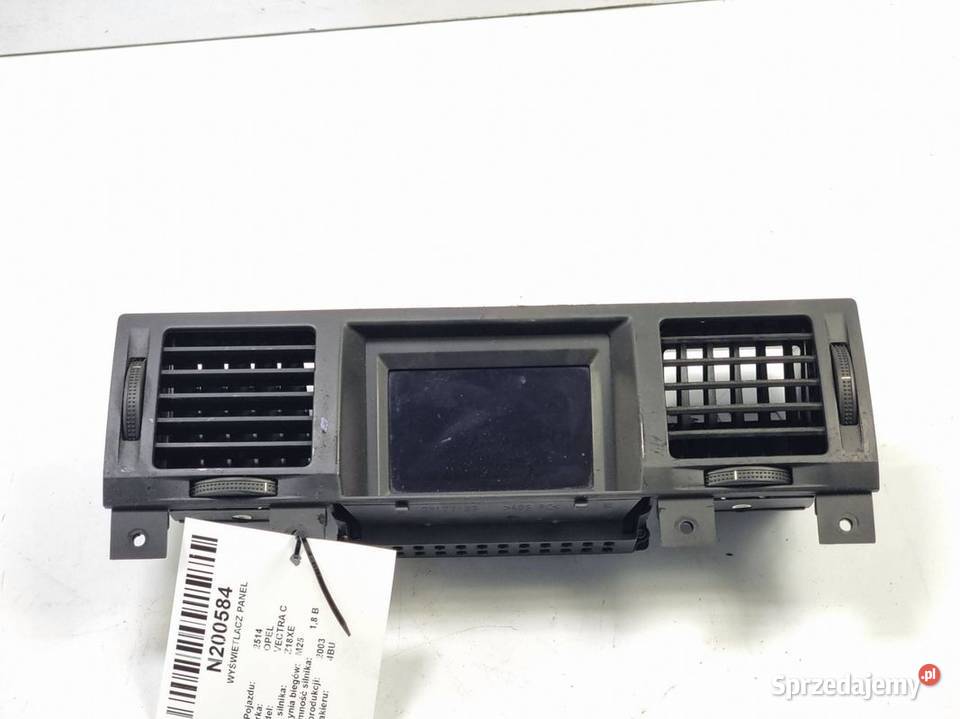 WYŚWIETLACZ PANEL OPEL VECTRA C 13132282 osobowe Lipno