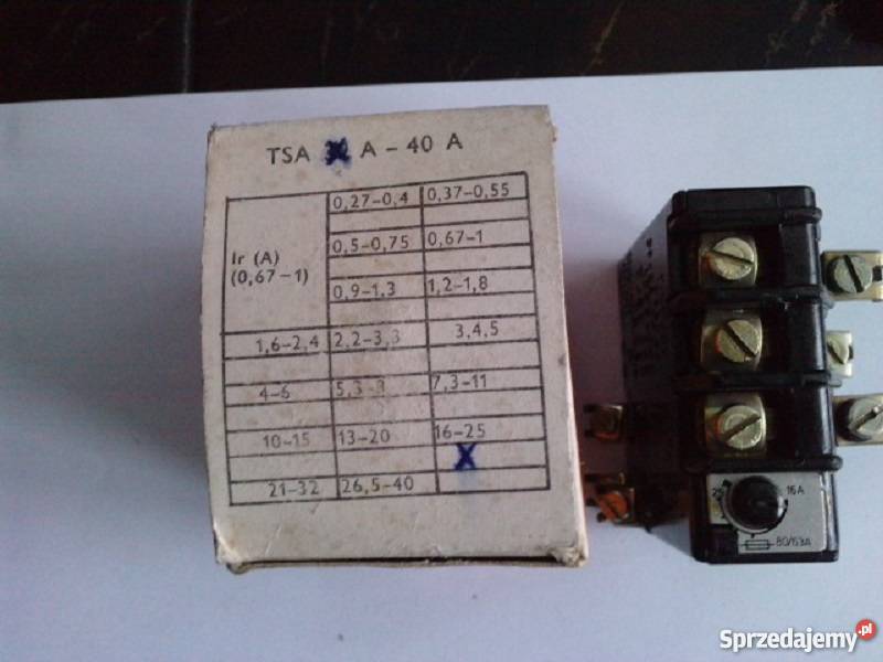 Przekaźniki TSA prod rumuńskiej Częstochowa