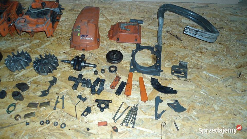 Husqvarna 154 254 257 części karter tłok