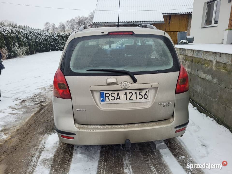 TOYOTA COROLLA VERSO 20 D 2003 nieuszkodzony Haczów sprzedam