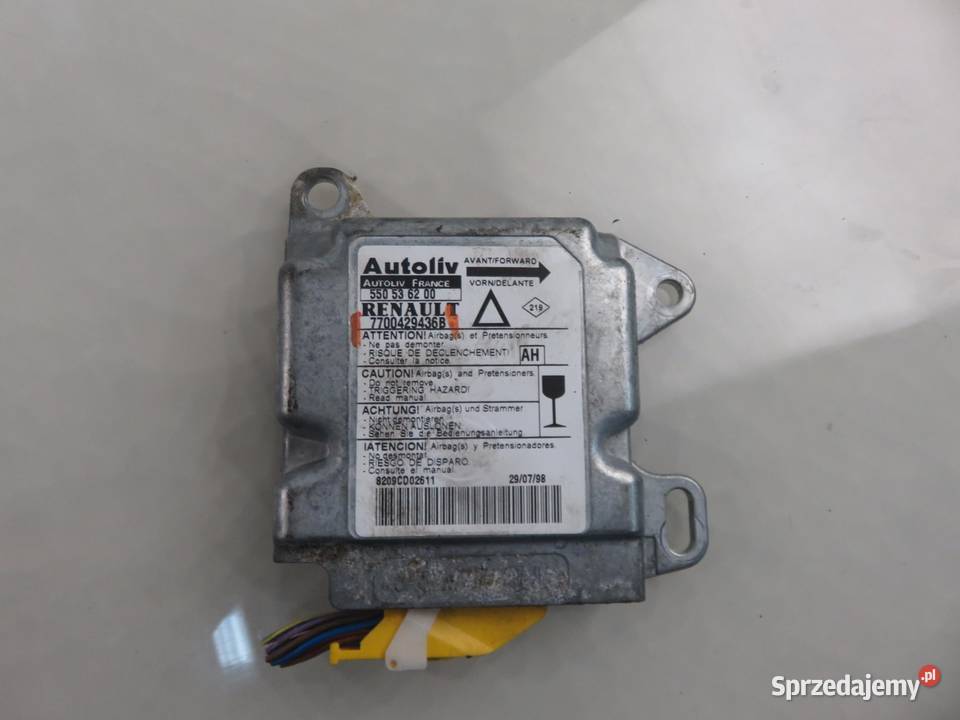 MODUŁ AIRBAG RENAULT LAGUNA I 7700429436B