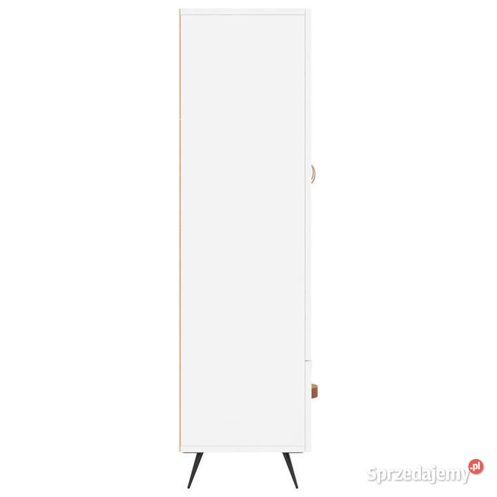 Wysoka szafka biała 695x31x115 materiał Warszawa sprzedam