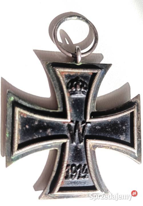 Krzyż żelazny II klasy wzór 1914 r Łódź
