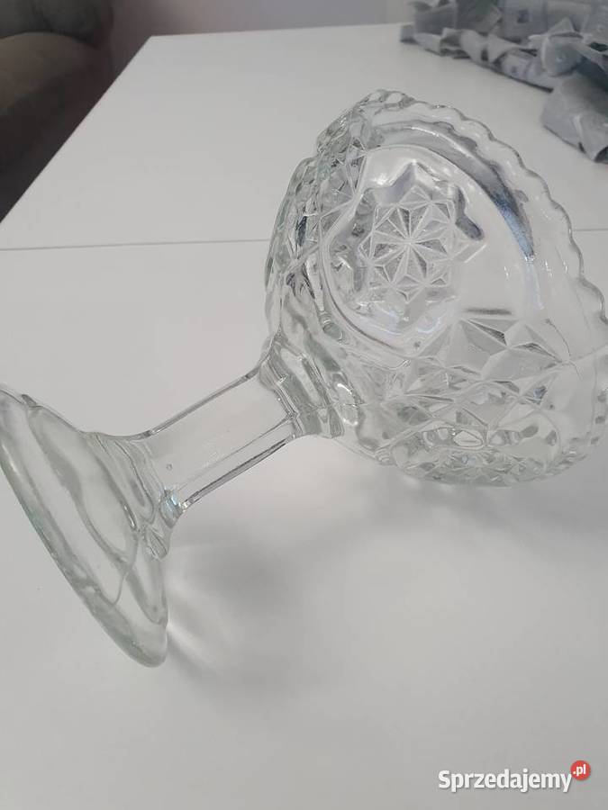 Stare szkło cukirnica Ciechanowiec