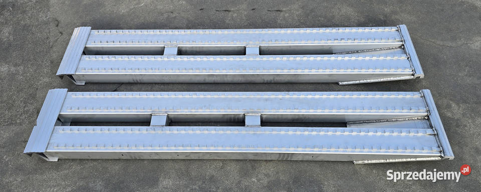Najazdy aluminiowe 6 ton 2400x380x90mm mocowanie Lubanie