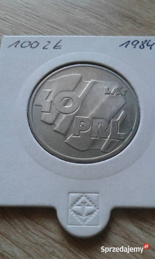 100 40 Lat PRL1984 rUNC Konin sprzedam