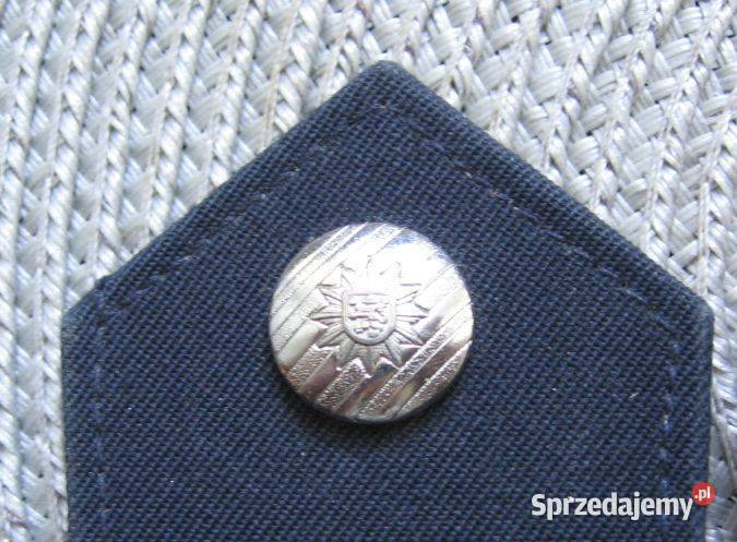 Pagony podporucznika guzik z wytłoczonym lwem wielkopolskie Kalisz