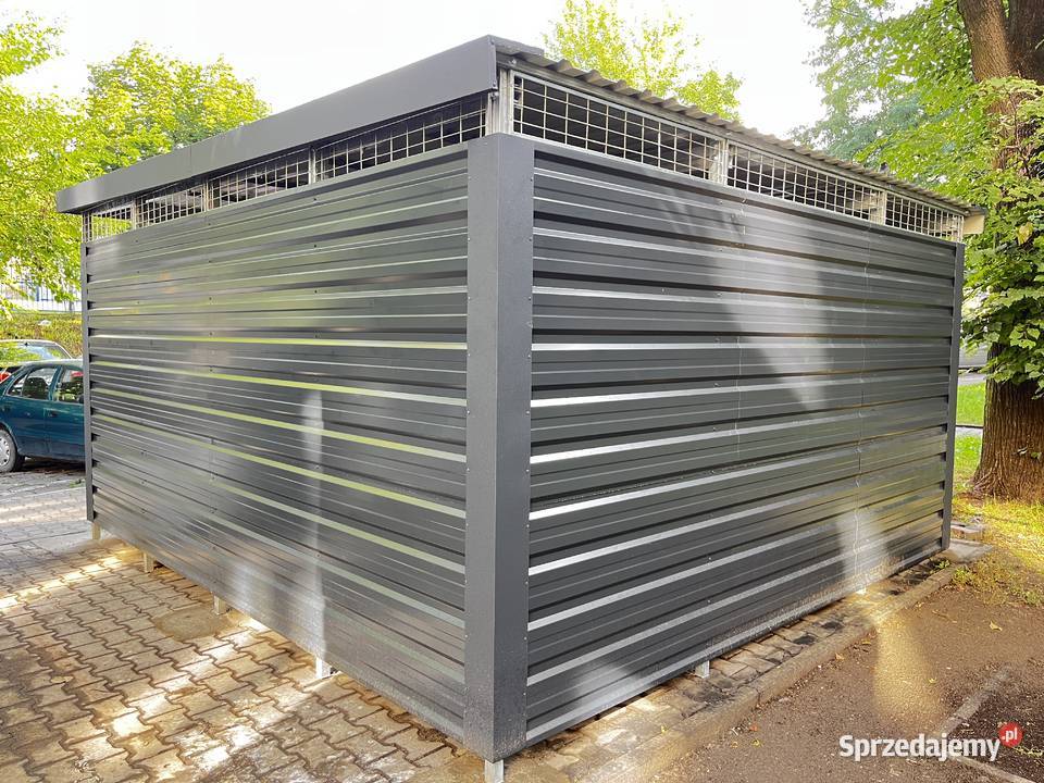 Wiata śmietnikowa na wymiar PRODUCENT Architektura ogrodowa