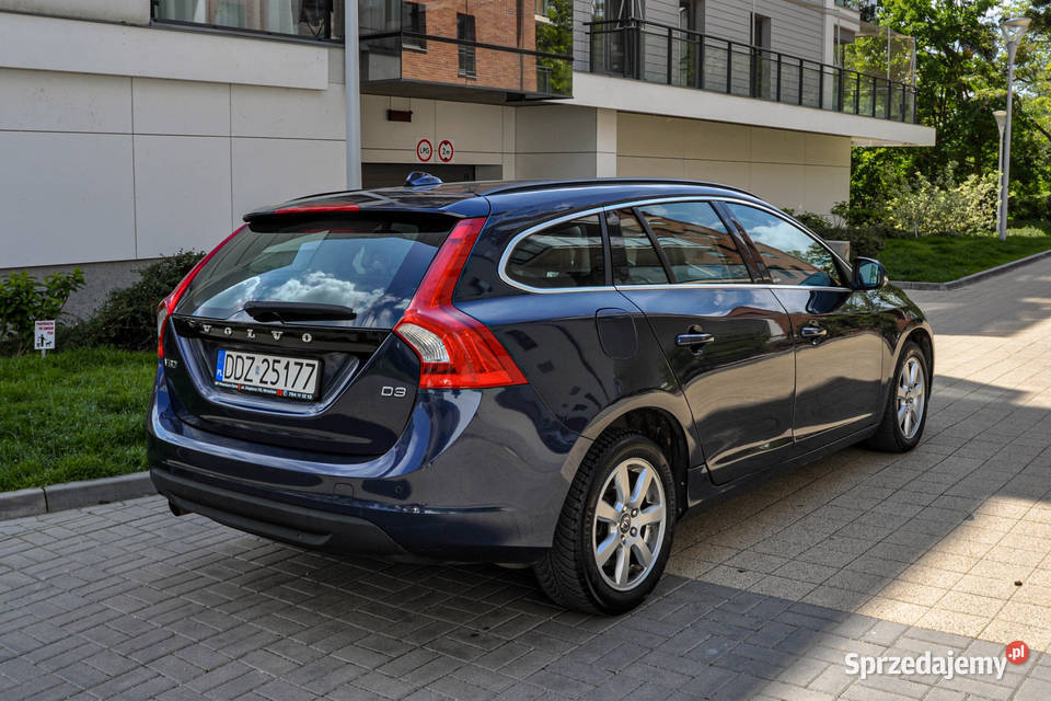 Volvo V60 20d 163 Skóry Samochody osobowe dolnośląskie Wrocław