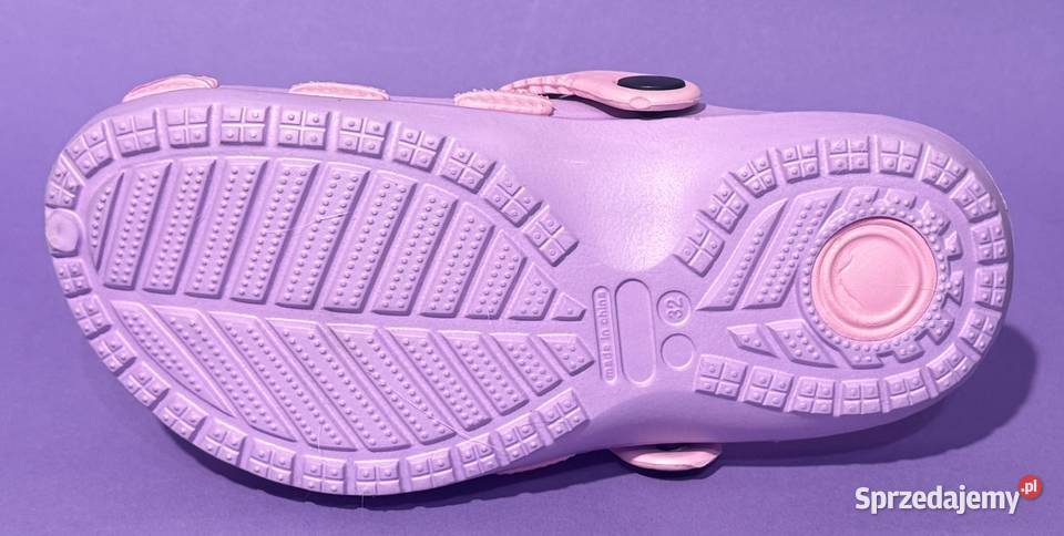 Fioletowe dziewczęce chodaki rozmiar 32 21cm