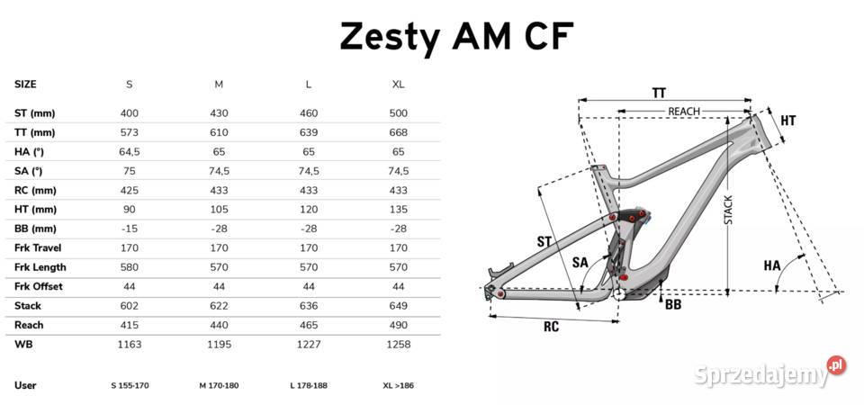 LaPierre Zesty CF 79 rozmiar S16 carbon dolnośląskie sprzedam