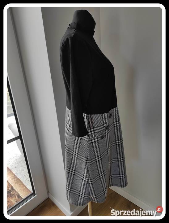 Sukienka czarno biała Dorothy perkins 42 XL Rozmiar 42(XL) Płock