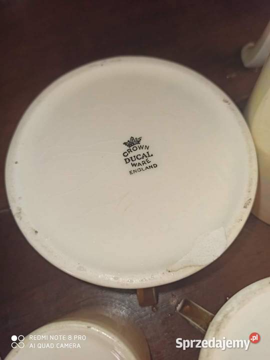 Serwis do kawy espresso Crown Ducal Ware England Gdańsk