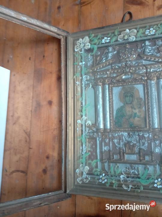 Obraz swiety polska sztuka ludowa małopolskie Gdów