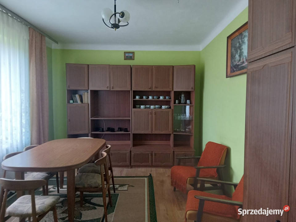 Dom z budynkiem gospodarczym lesie garaż lubelskie Tomaszów Lubelski