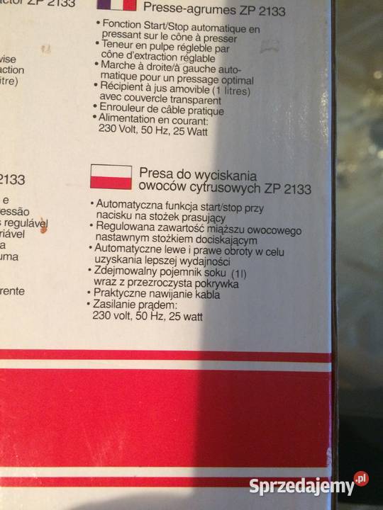lodziarka i prasa do owoców cytrusowych Pozostałe mazowieckie Warszawa