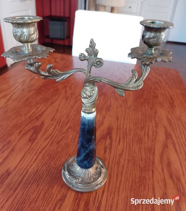Mosiężny świecznik Warszawa