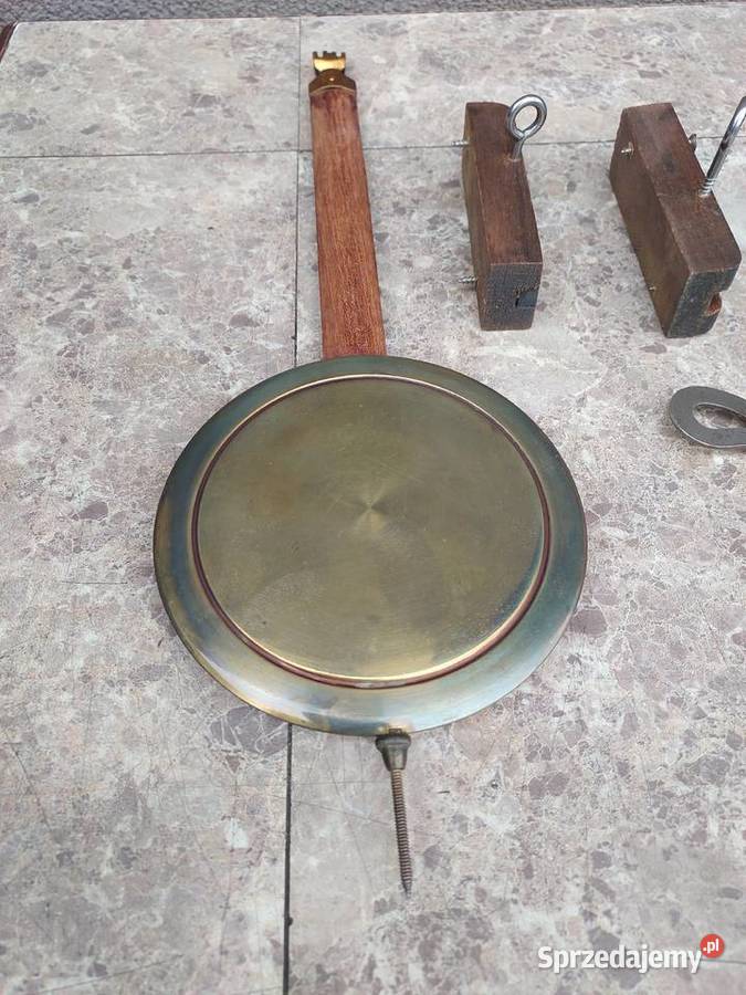 166 Zestaw mechanizm starego zegara ściennego sprzedam