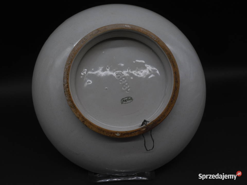 Ceramiczny talerz ścienny JASBA Porcelana i szkło Raszków