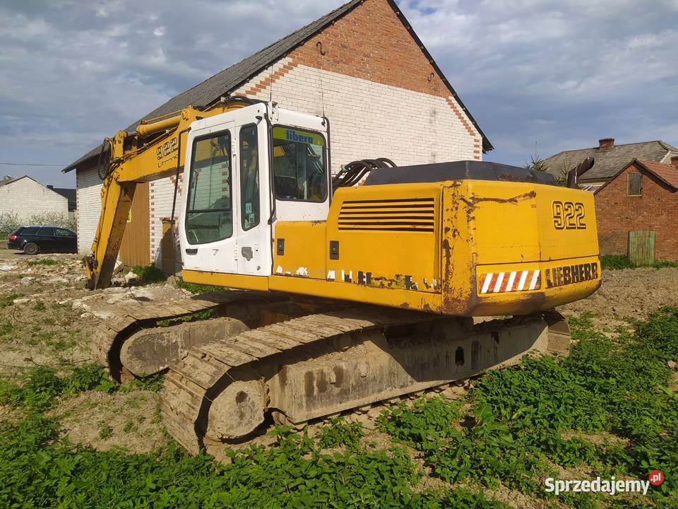 Koparka gąsienicowa liebherr 922 Sprzedaż umowa Rok produkcji 2000 Koprzywnica sprzedam