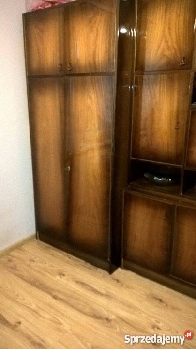 Meblościanka Swarzędz wysoki połysk ława