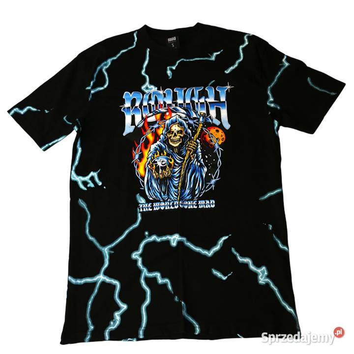 BLACK SQUAD Tshirt BERSHKA Koszulka z Krótkim wielkopolskie Kiekrz sprzedam
