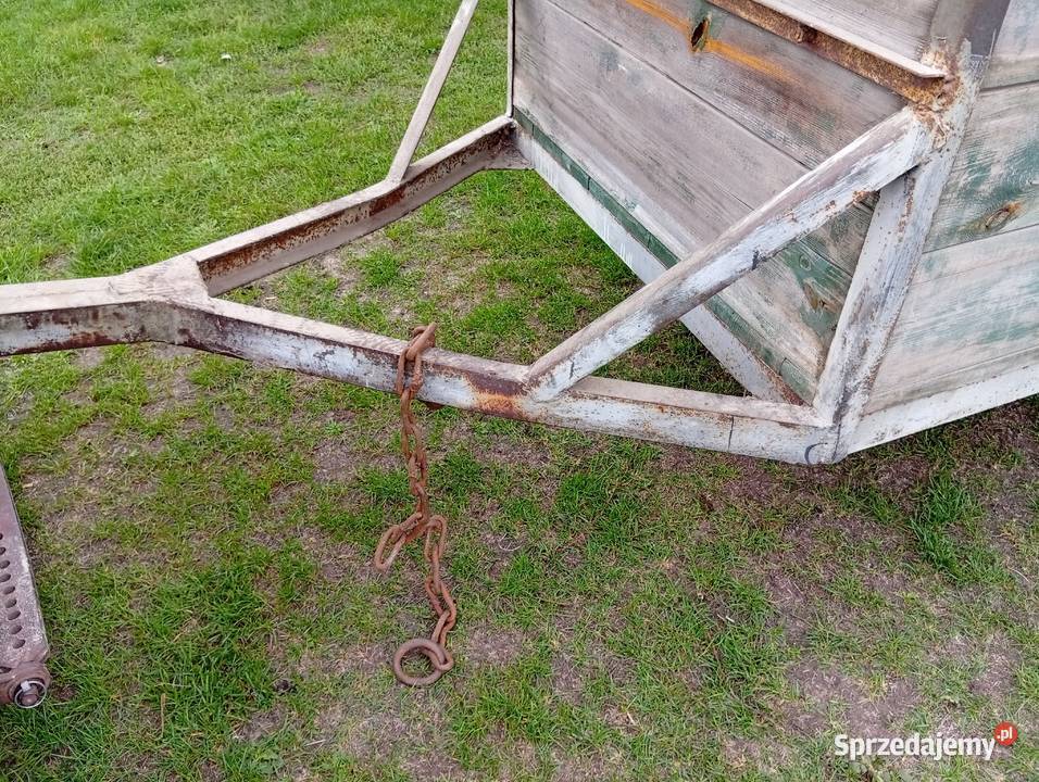 Przyczepa klatka jednoosiowa Żurawnica sprzedam