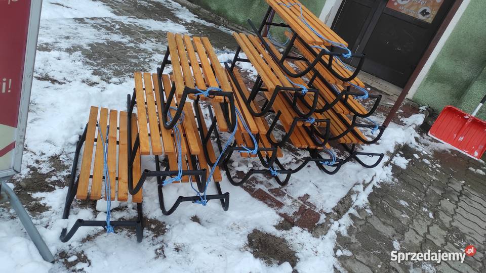 Sanki metalowe Nowe spawane sznurek Morąg