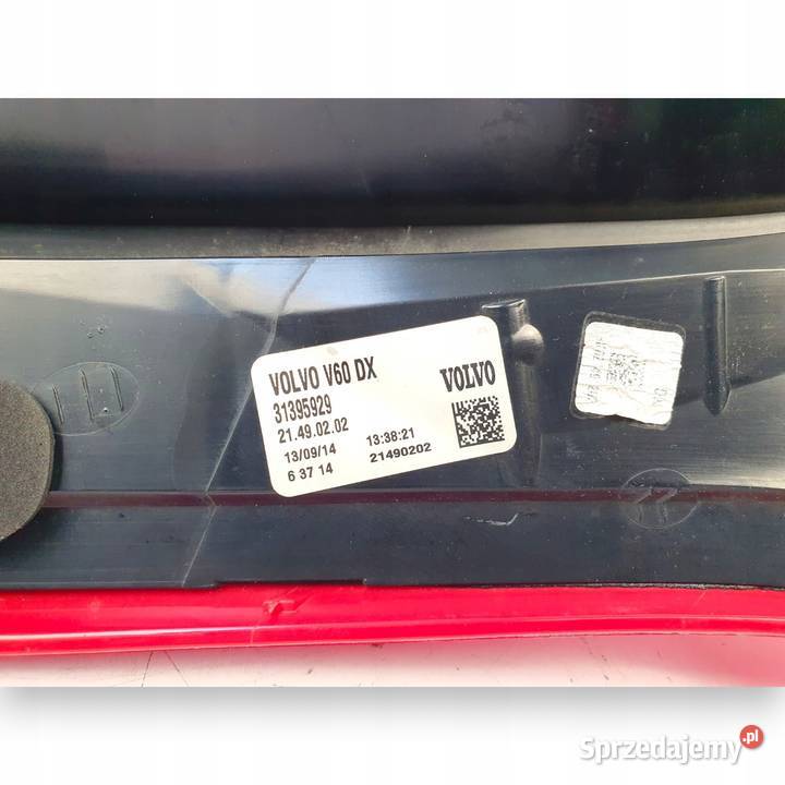LAMPA PRAWA Volvo V60 20102018 tylna tylnia Chełm sprzedam
