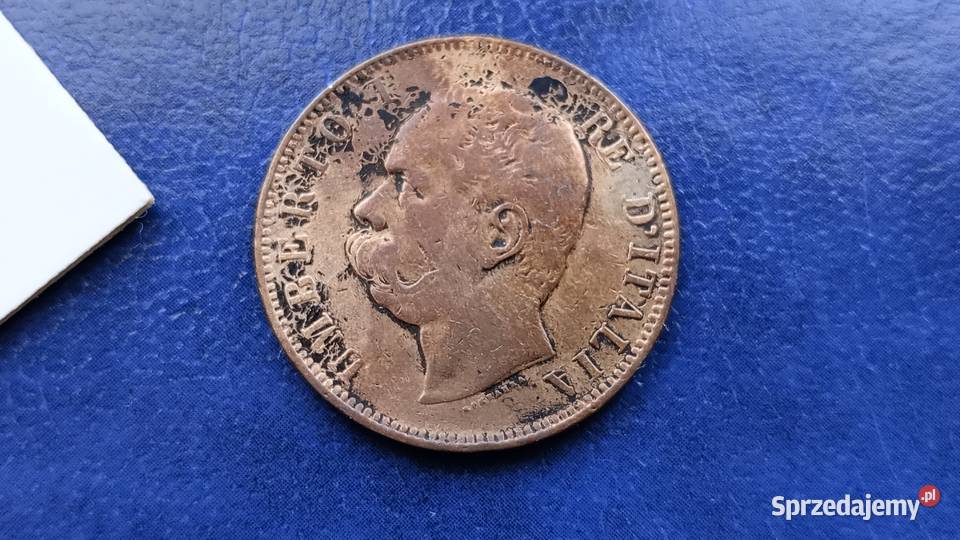 Stare monety 2 centesimi 1893 Włochy Lesko sprzedam