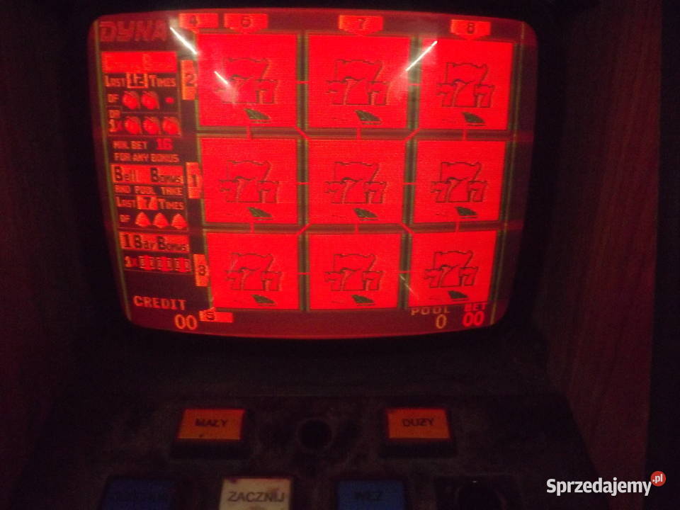 Automat do gry poker jednoręki bandyta lata 80 Szczytno