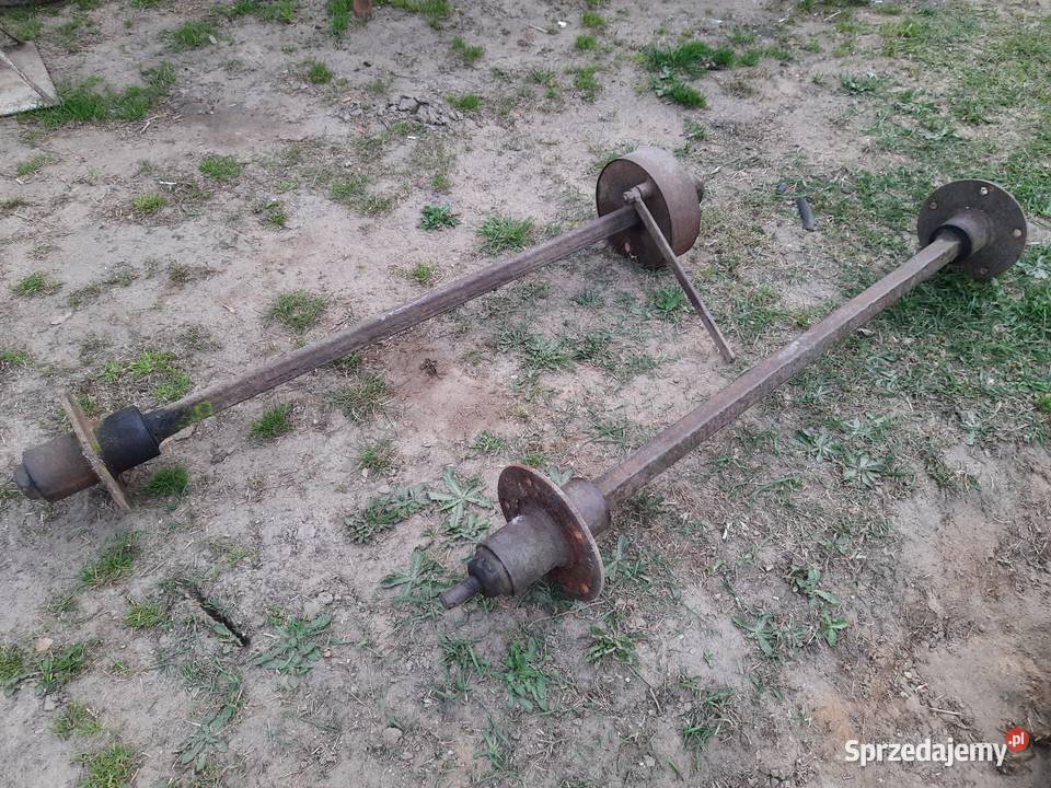 Osie kute z woza nieuszkodzony Stare Litewniki