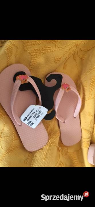 Klapki dziecinne pianka