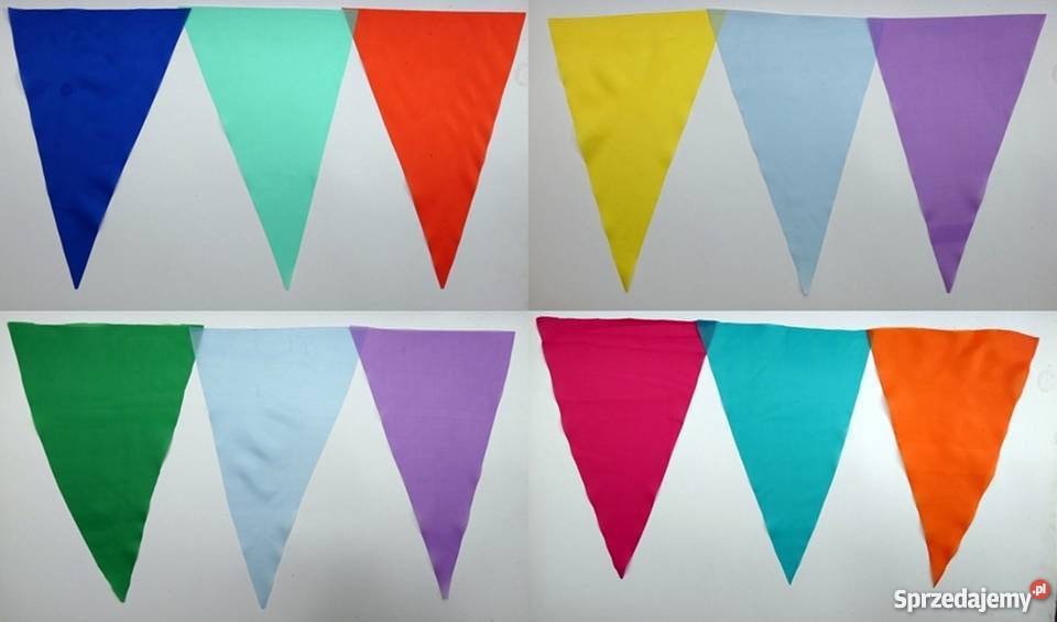 Proporczyki materiałowe flagi chorągiewki banery Pozostałe mazowieckie sprzedam