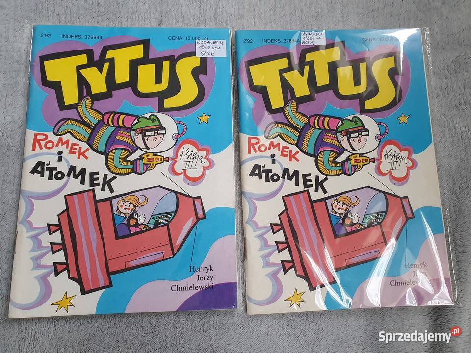 Tytus Romek i ATomek różne księgi i wydania Gdynia