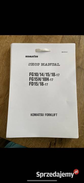 wózek widłowy Komatsu fg15 Mitsubishi Nissan Iłża