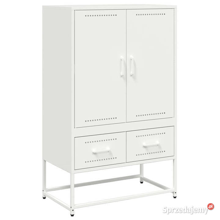 Szafka biała 68x39x1115 stalowa WM846613 Pozostałe sprzedam