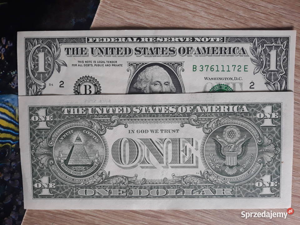2 x 1 Dolar G Washington 2017 r mennicze kolejne Konin sprzedam