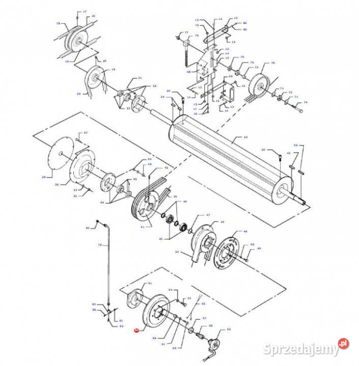 Massey Fergusson MF 30 trzepak D28384034 Pozostałe Pozostałe Jastrzębniki sprzedam