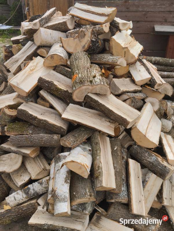Sprzedam suche drzewo kominkowe opałowe buk dąb pomorskie Cewice sprzedam
