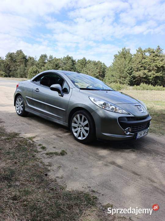 Ładny Peugeot 207 cabrio niski przebieg 207 CC Brodnica sprzedam