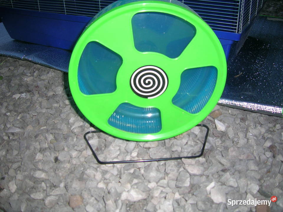 Klatka chomika duża akcesoria Czarna