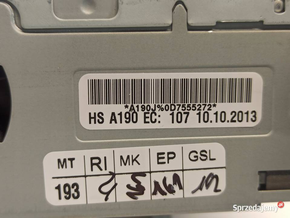 AUDI A6 A7 RADIO CZYTNIK MMI 4G0035670K osobowe