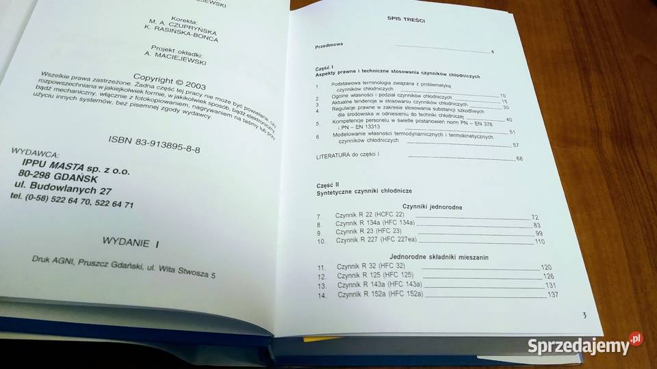 Nowe Czynniki Chłodnicze i Nośniki Ciepła twarda Gdańsk