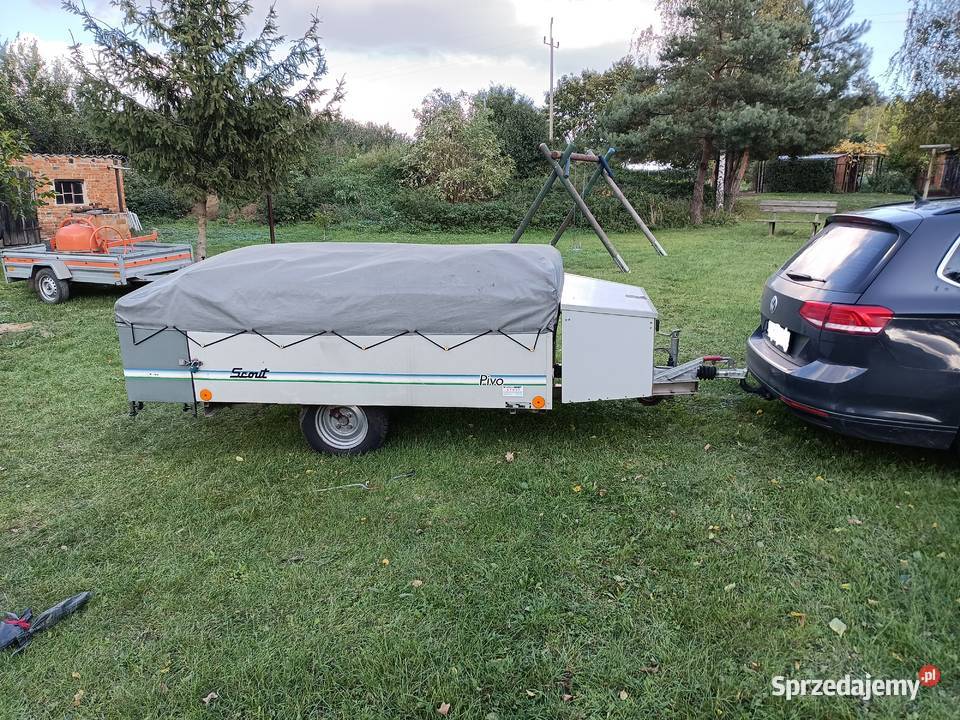 Przyczepa namiotowa scout 1996r DMC 650 6osób