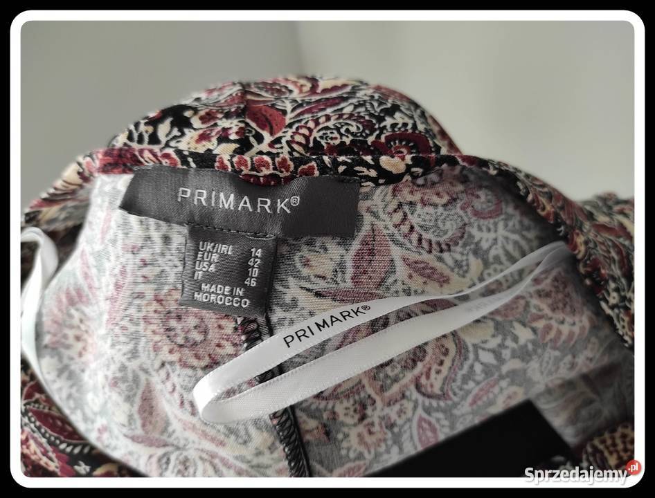 PRIMARK wzorzysta koszula bluzka WISKOZA 42 XL mazowieckie Płock sprzedam