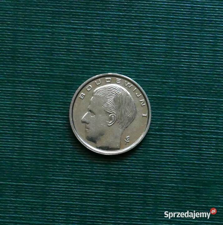 BELGIA 1 frank 1991r Napis holendersku BELGI śląskie Gliwice