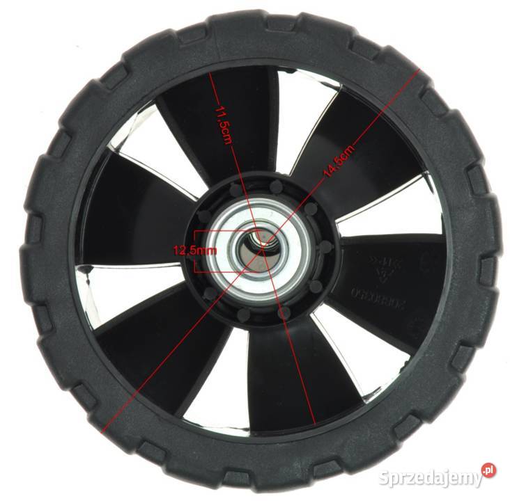 Koło kosiarki plastikowe T6 Ostrołęka